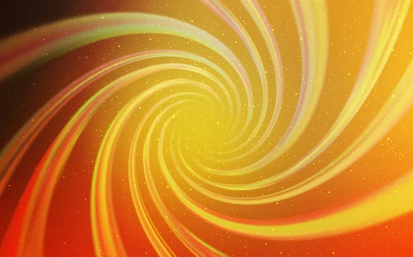 Galaksi yıldızları ile açık turuncu vektör arka plan.