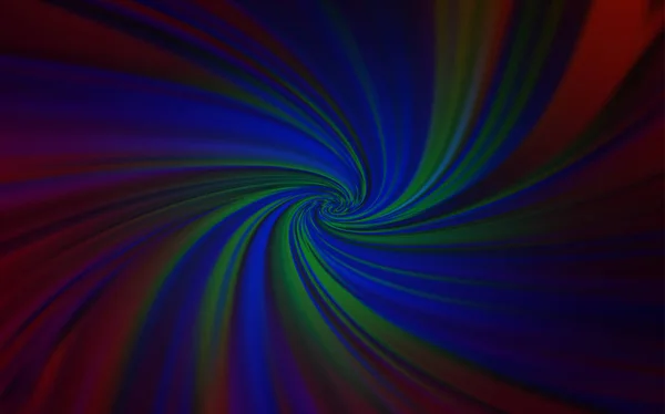 Mörkblå vektor suddig ljus mall. — Stock vektor