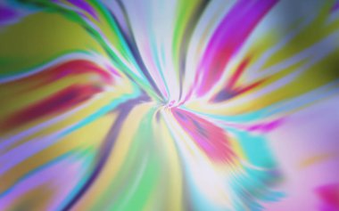 Kavisli çizgilerle Açık Mor vektör düzeni.