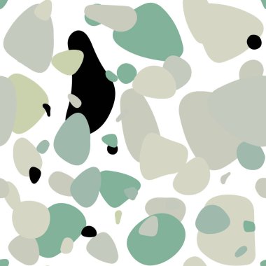 Daire şekilleri ile Açık Yeşil vektör sorunsuz düzeni.