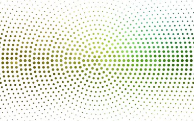 Açık Yeşil, kabarcıklı sarı vektör arkaplanı.