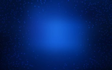 Koyu mavi vektör doku ile Samanyolu yıldız.