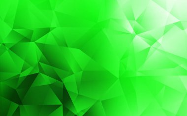 Açık Yeşil Vektör Mozaik Şablonu.