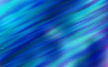 Kozmik Yıldızlar ile açık mavi vektör düzeni.