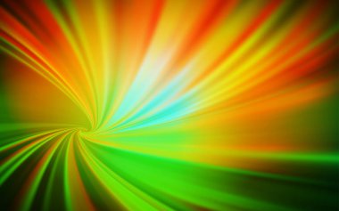 Koyu yeşil, sarı vektör parlak deseni bulanıklaştırdı.