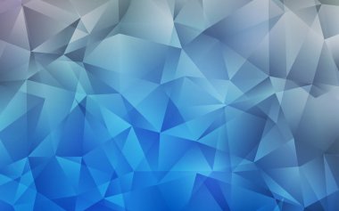 Hafif BLUE vektörü düşük poli düzeni.