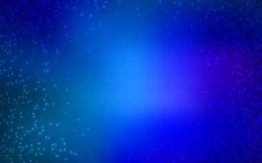 Gökada yıldız ışık mavi vektör arka plan.