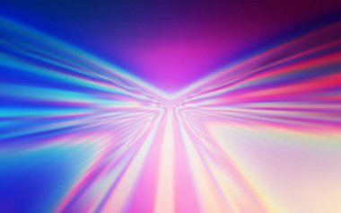 Açık Pembe, bükülmüş çizgilerle mavi vektör deseni.