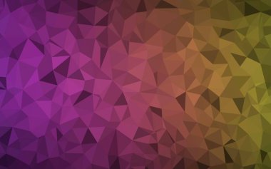 Koyu Pembe, Sarı vektör soyut mozaik fon.