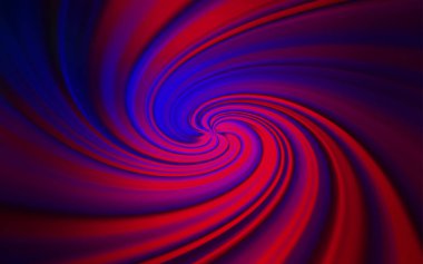 Koyu Pembe, bükülmüş çizgilerle mavi vektör düzeni.