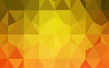 Açık Kırmızı, Sarı vektör gradyan üçgenler deseni.