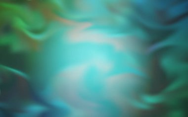 Açık Mavi ve Yeşil vektör soyut parlaklığı bulanıklaştırdı.