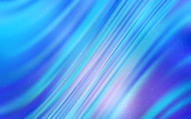 Gece gökyüzü desenle ışık mavi vektör yıldız.