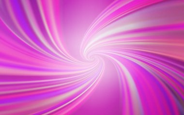 Eğri çizgileri olan Açık Pembe vektör arkaplanı.