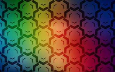 Wry çizgileri ile koyu çok renkli vektör arkaplanı.