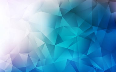 Hafif mavi vektör degrade üçgenler desen.