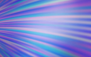 Açık Pembe, bükülmüş çizgilerle mavi vektör düzeni.