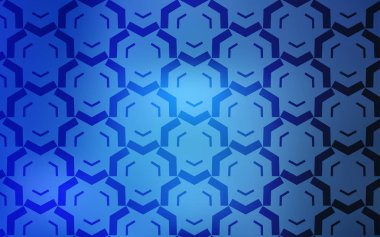 Bükülmüş çizgilerle hafif Mavili vektör arkaplanı.