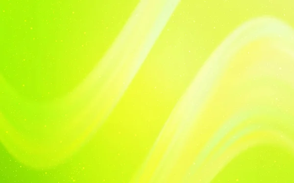 Verde claro, textura de vector amarillo con estrellas de la Vía Láctea . — Archivo Imágenes Vectoriales