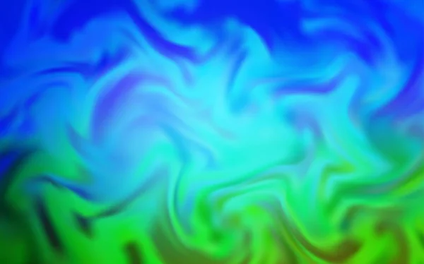 Lichtblauwe, groene vector kleurrijke abstracte achtergrond. — Stockvector