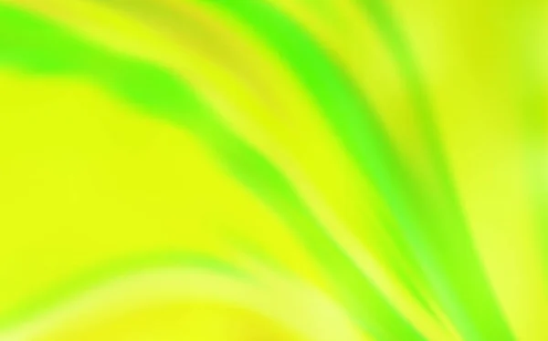 Lichtgroen, Gele vector abstracte wazige achtergrond. — Stockvector