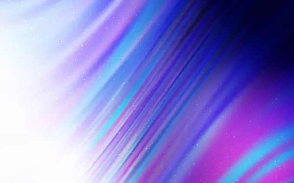 Modèle vectoriel violet clair avec étoiles du ciel nocturne . — Image vectorielle