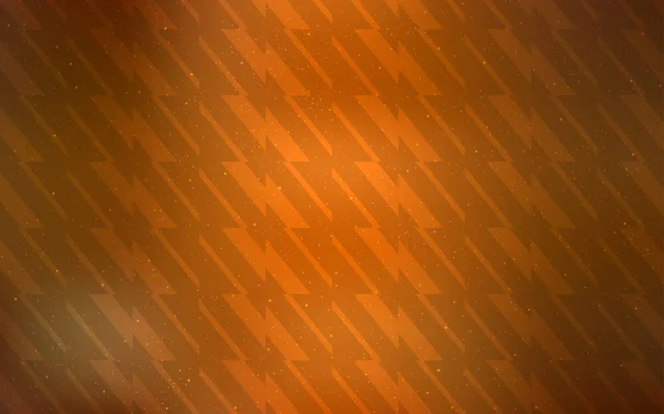Σκούρο πορτοκαλί διάνυσμα πρότυπο με επαναλαμβανόμενα ραβδιά. — Διανυσματικό Αρχείο