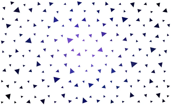 DARK BLUE vector  polygon abstract layout. — Stock Vector