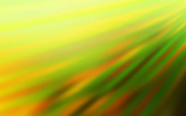 Verde claro, vector amarillo abstracto fondo borroso. — Vector de stock