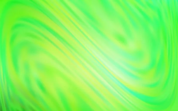 Vettore verde chiaro sfocato texture brillante. — Vettoriale Stock