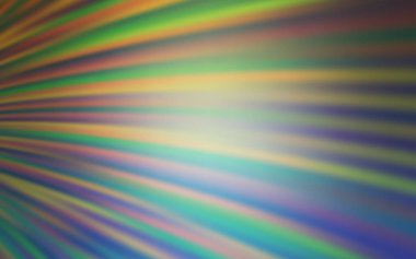 Açık Mavi, bükülmüş çizgilerle yeşil vektör dokusu.