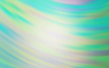 Bükülmüş çizgiler ile açık yeşil vektör deseni.