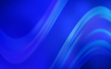 Koyu mavi vektör düzen kozmik yıldız ile.