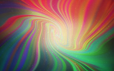 Işık Yeşili, Kozmik yıldızlarla kırmızı vektör düzeni.