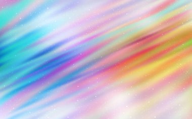 Açık mavi, Samanyolu yıldızlarıyla sarı vektör dokusu.