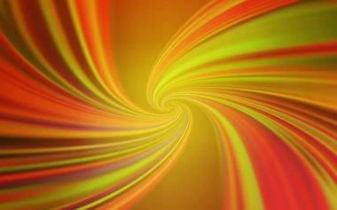 Bükülmüş çizgileri olan koyu sarı vektör arkaplanı.