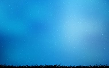 Gece gökyüzü desenle ışık mavi vektör yıldız.