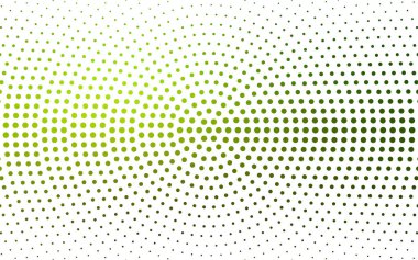 Küreli açık yeşil vektör deseni.