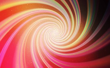 Işık kırmızı, sarı vektör arka plan gökada yıldız ile.