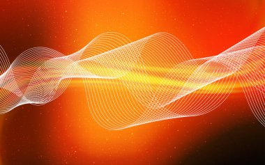 Koyu Turuncu vektör soyut parlak desen.