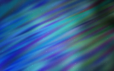 Kozmik Yıldızlar ile açık mavi vektör düzeni.