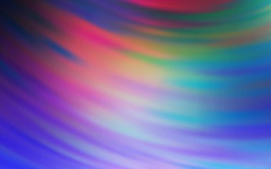 Koyu Pembe, Kavisli çizgileri olan mavi vektör arka planı.