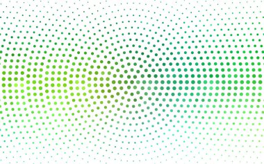 Küreli açık yeşil vektör deseni.