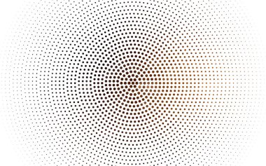 Disklerle koyu turuncu vektör dokusu.