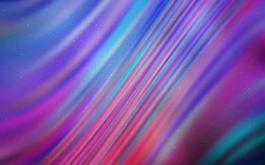 Açık mor, galaksi yıldızları ile pembe vektör arka plan.