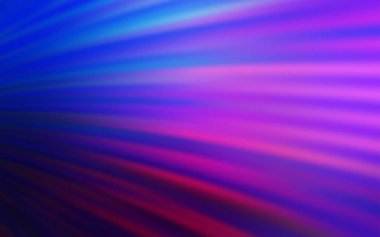 Koyu Pembe, bükülmüş çizgilerle mavi vektör düzeni.