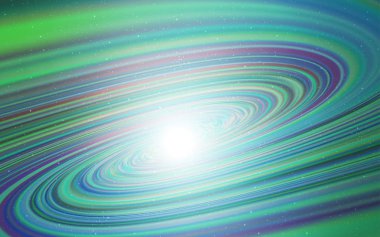 Açık mavi, gece gökyüzü yıldızlar ile yeşil vektör deseni.