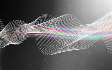 Işık gri vektör bulanık Parlatıcı soyut şablonu.