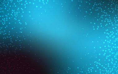 Kozmik Yıldızlar ile açık mavi vektör düzeni.