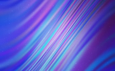 Hafif pembe, mavi vektör arka plan gökada yıldız ile.